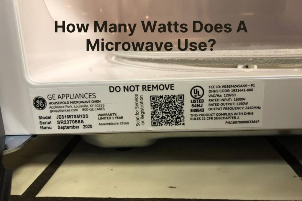 How Many Watts Does A Microwave Use? [Full Watts Guide]